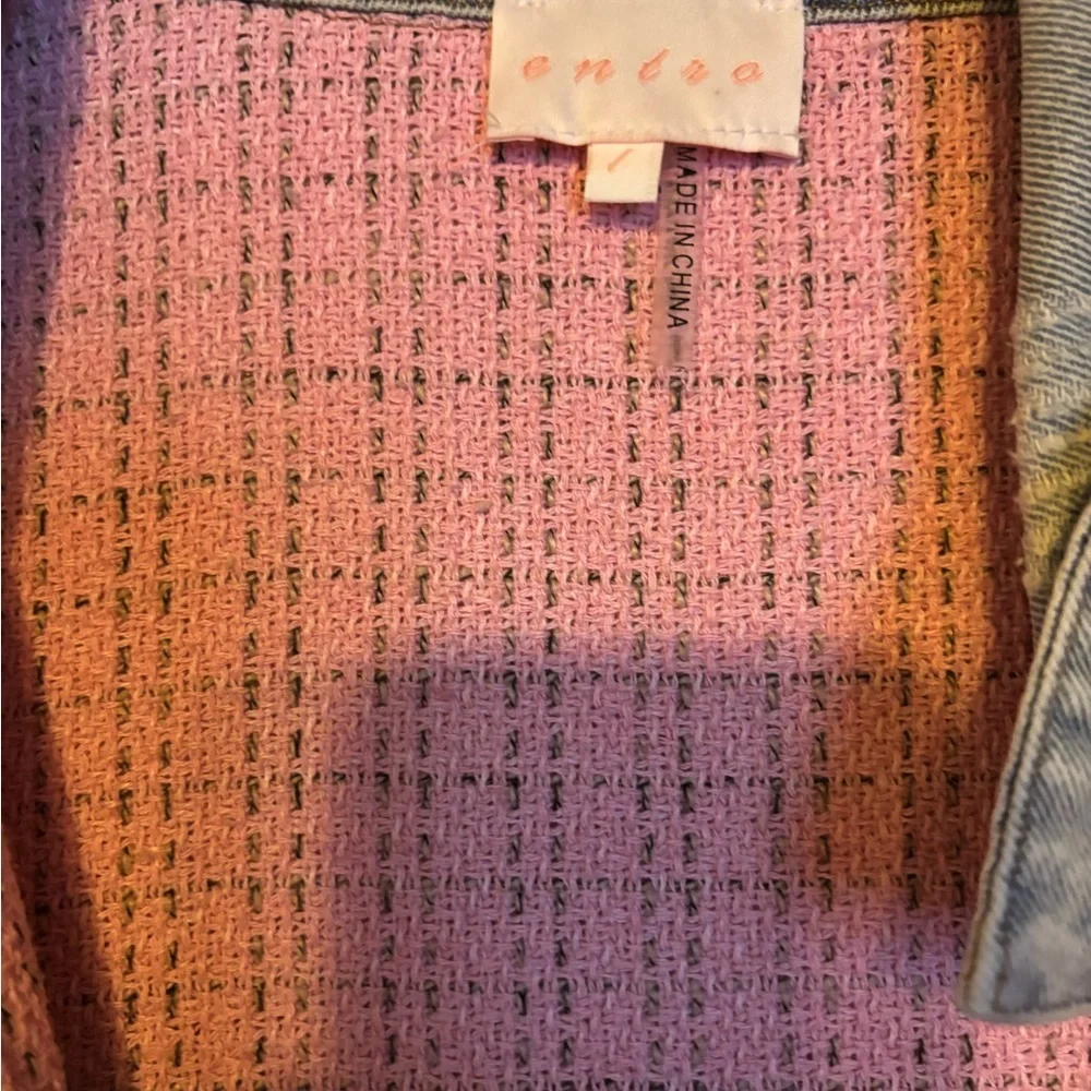 Pink Textured Jacket - Picture 5 of 5